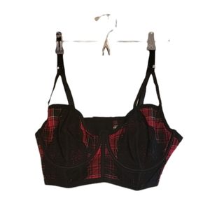 Black and Red Plaid Torrid Women's Bralette